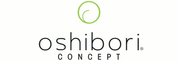 Logo de la société Oshibori Concept, vente de serviettes d'accueil 100% biodégradables